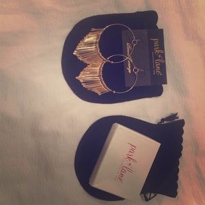 Park Lane Statement Gold Dangle Hoop Earring